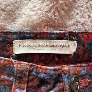 Anthropology Velvet Corduroy Pants